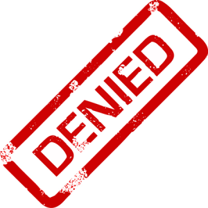 Denied Stamp