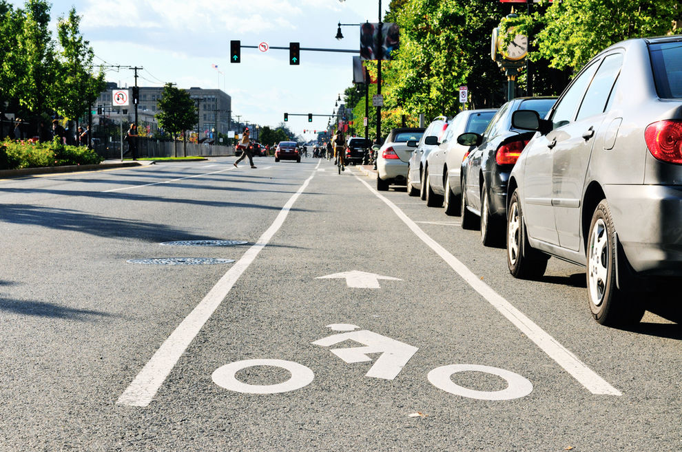 Bike Lane in City - Where You Can Legally Ride on the Road