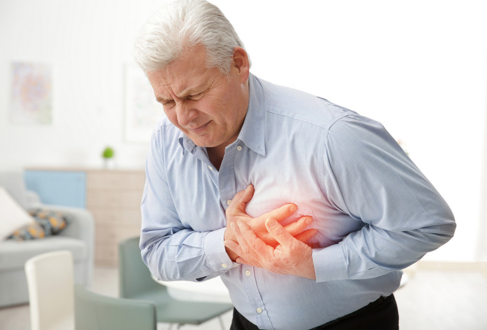 Man suffering from cardiovascular disorders