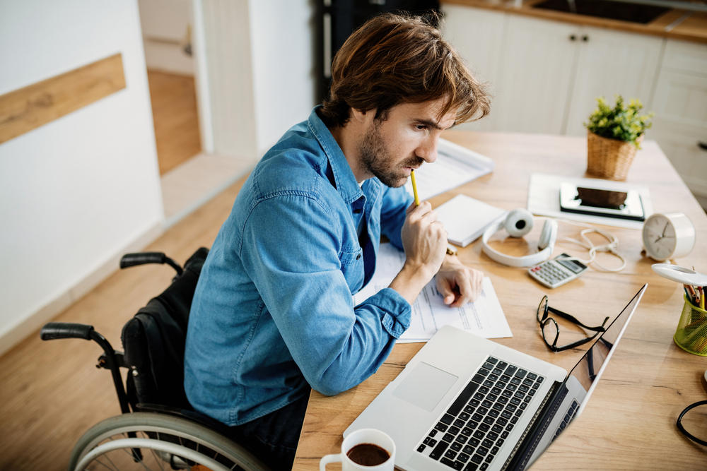 Disabled man having a difficult time applying for long term disability [Is Long-Term Disability Hard to Get]